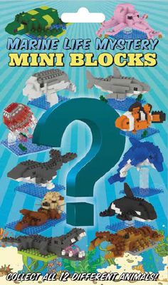 MINI BUILDING BLOCKS OCEAN MYSTERY BAG MINI BUILDING BLOCKS OCEAN MYSTERY BAG