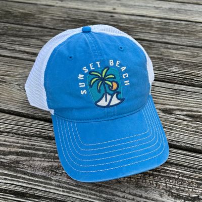 CAP BEACH APP ICON TRUCKER (ROYAL/WHITE) CAP BEACH APP ICON TRUCKER (ROYAL/WHITE)