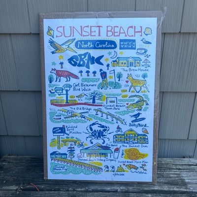 SUNSET DOODLES POSTER (12" x 18")