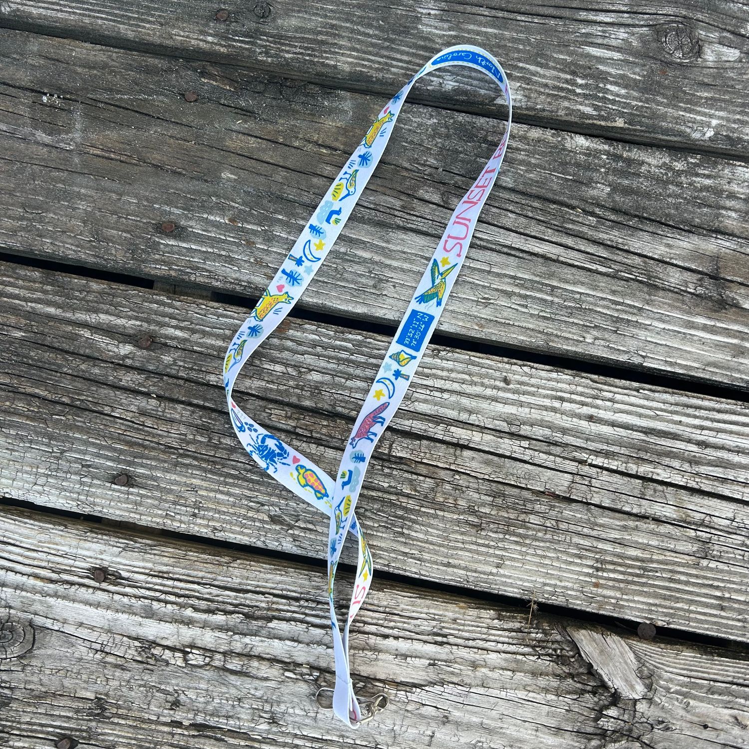 SUNSET DOODLES LANYARD