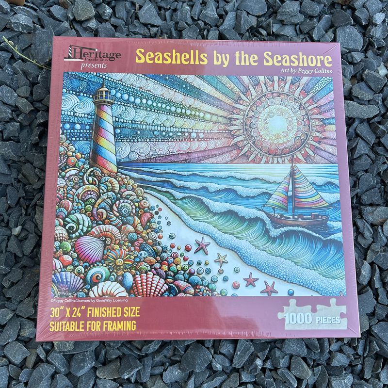 PUZZLE SEASHELLS BY THE SEASHORE 1,000PCS