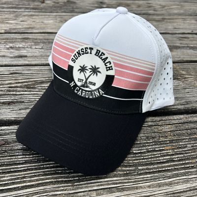 CAP CROSSED PALMS CIRCLE PERFORMANCE (BLACK OMBRE)