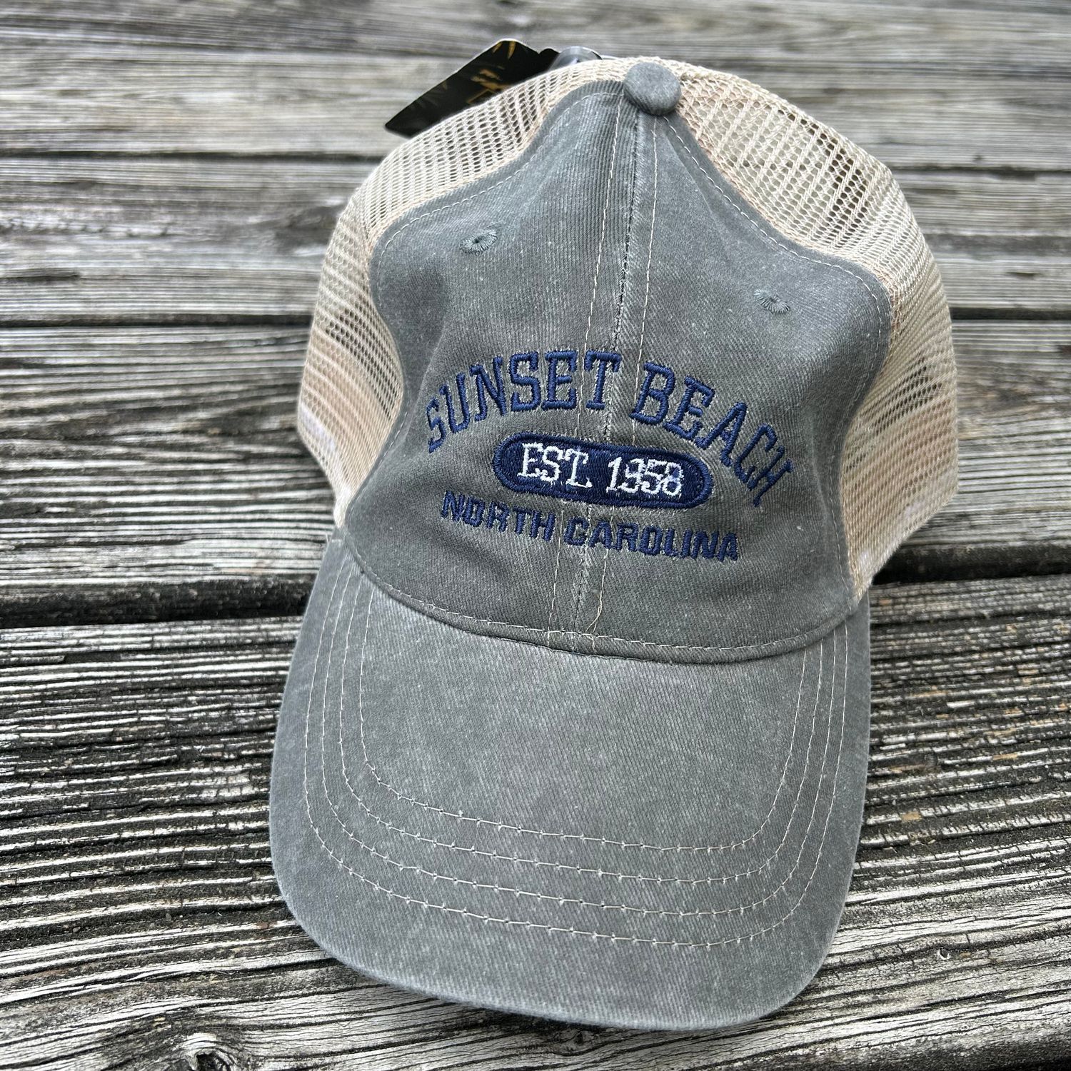 CAP ESTABLISHED DATE SOFT MESH TRUCKER (GREY)