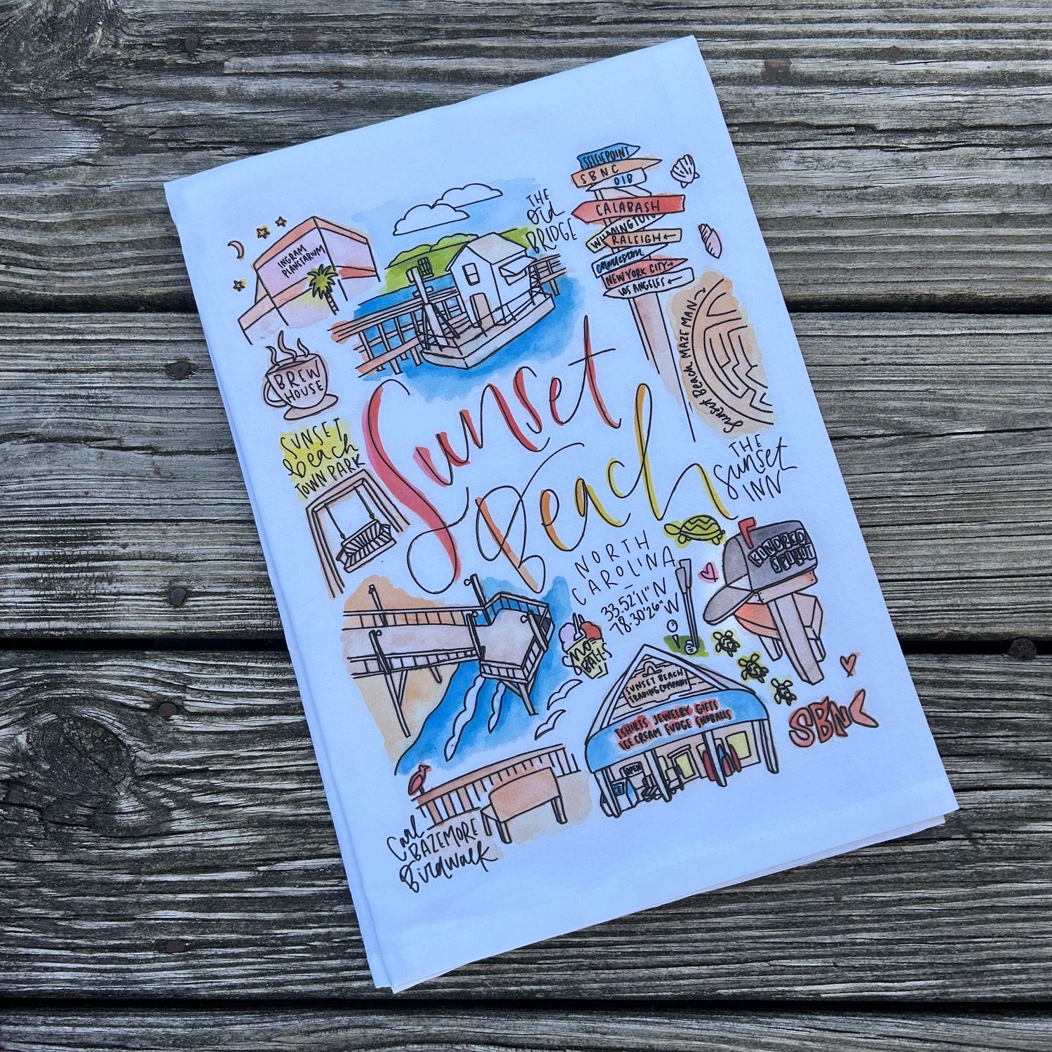 HOMETOWN COLLECTION DISH TOWEL