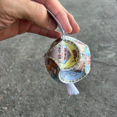 HOMETOWN COLLECTION PAPER GLOBE ORNAMENT