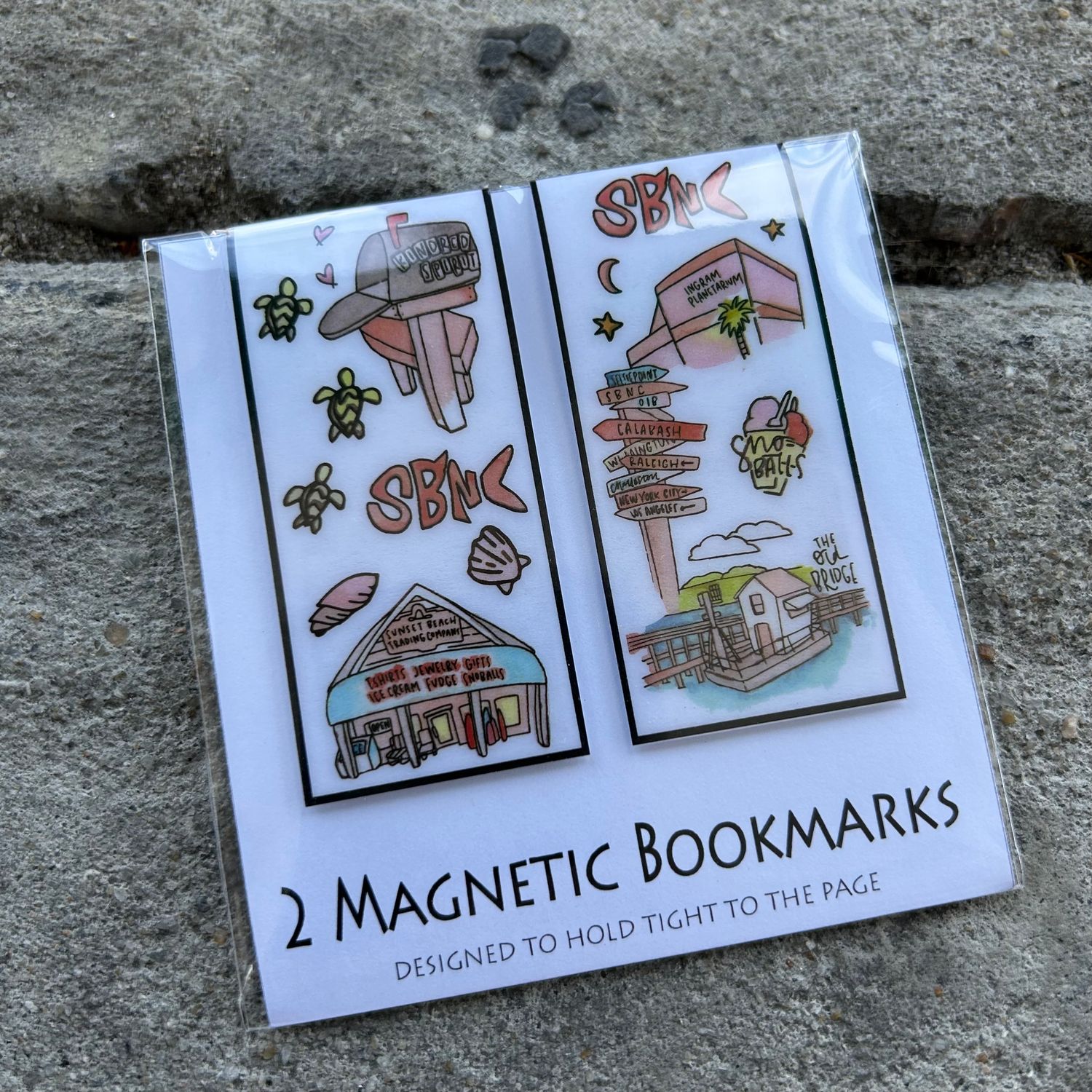 HOMETOWN COLLECTION 2-PACK MAGNETIC BOOKMARKS