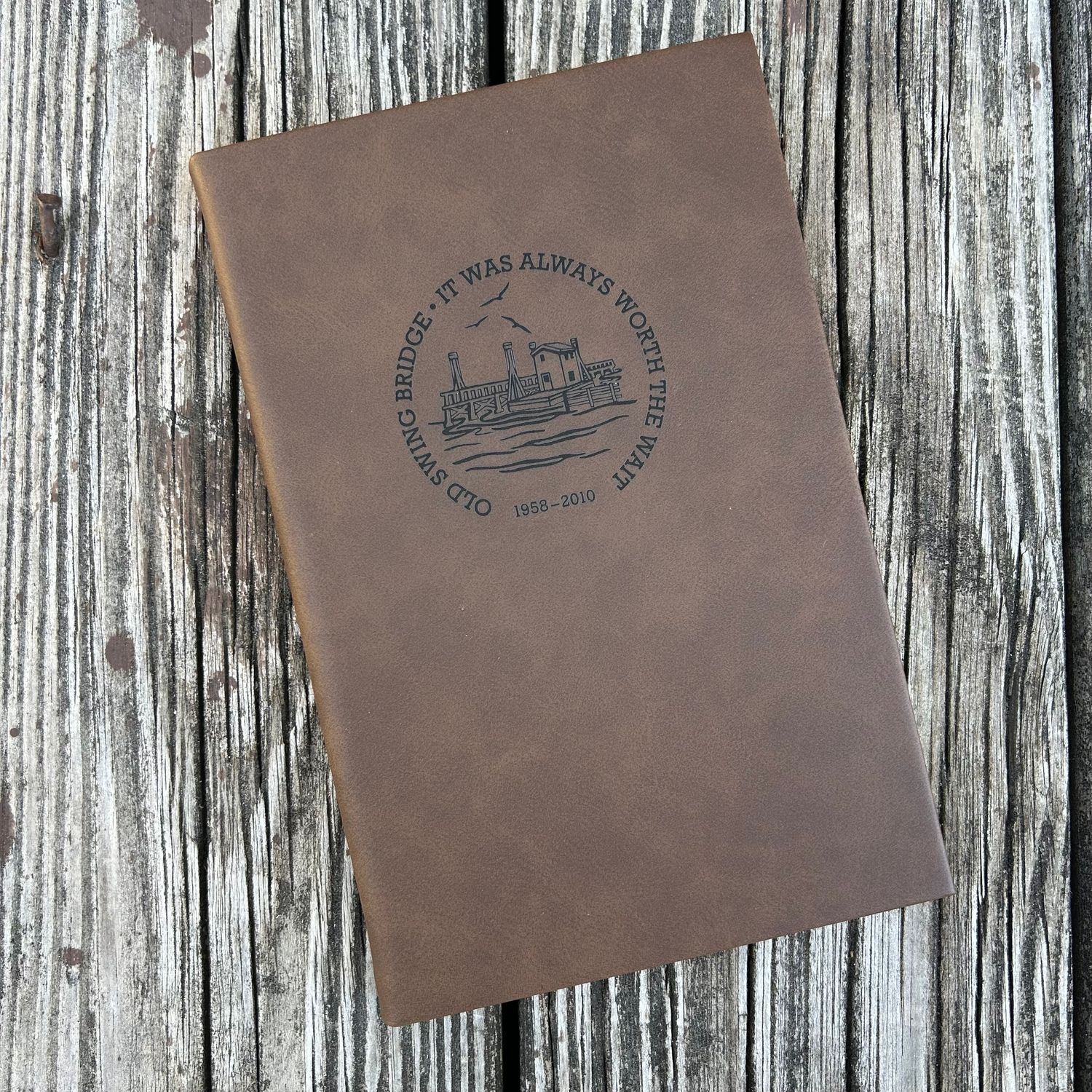 LEATHER JOURNAL CIRCLE BRIDGE