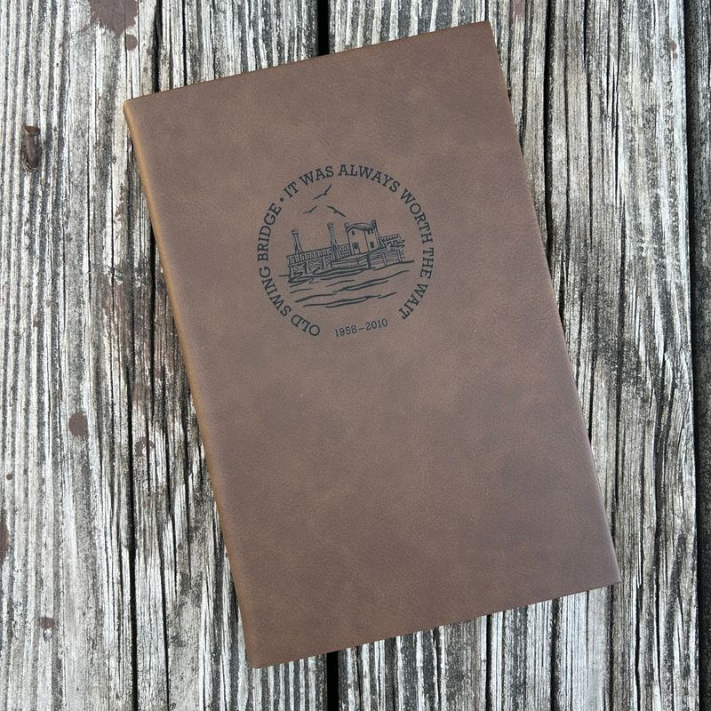 LEATHER JOURNAL CIRCLE BRIDGE