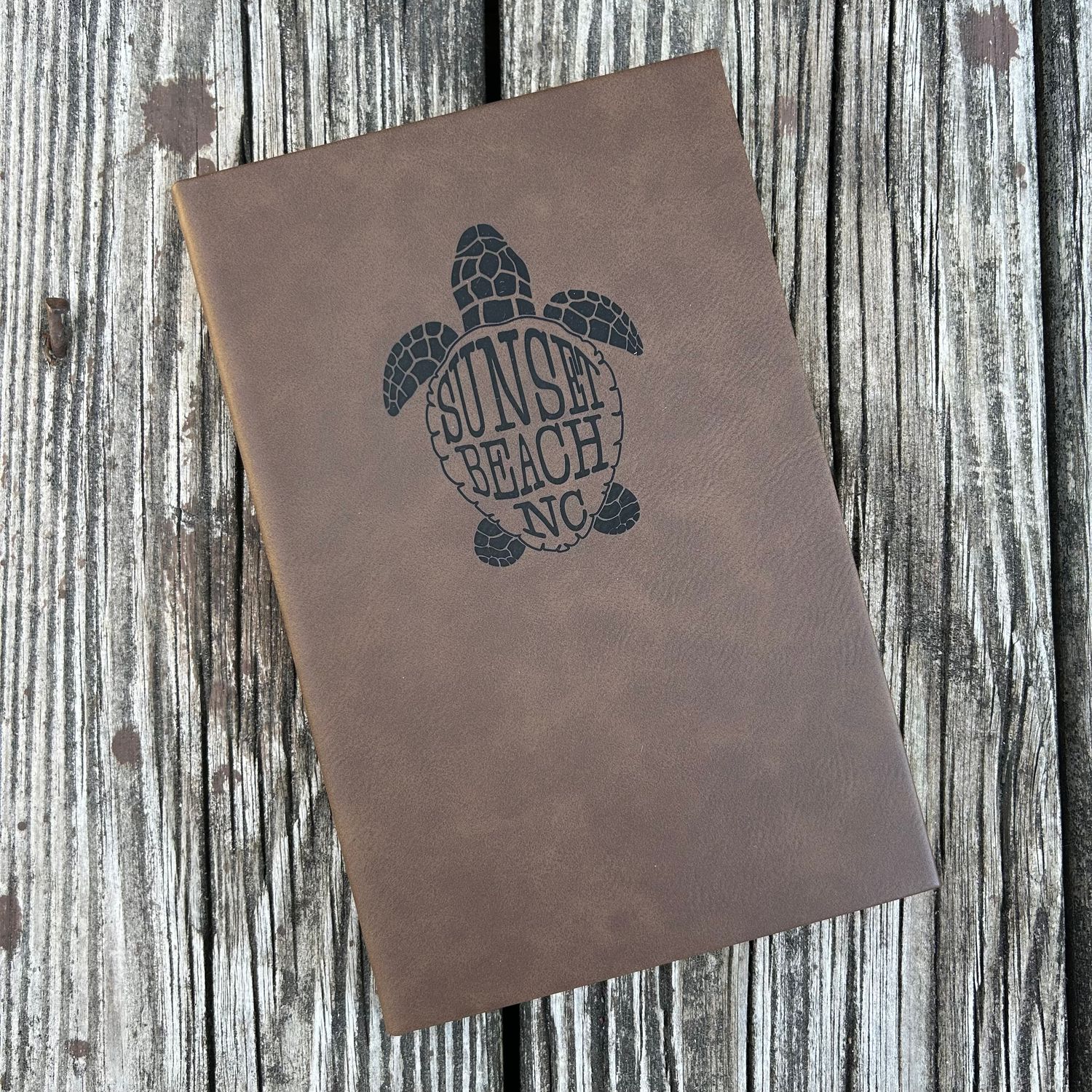 LEATHER JOURNAL SBNC TURTLE