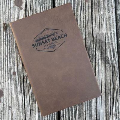 LEATHER JOURNAL OLD BRIDGE DIAMOND
