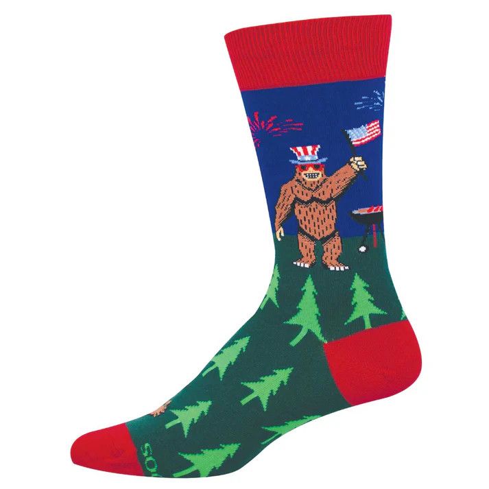 MENS SOCK MYTHICALLY GOOD BBQ (BLUE)