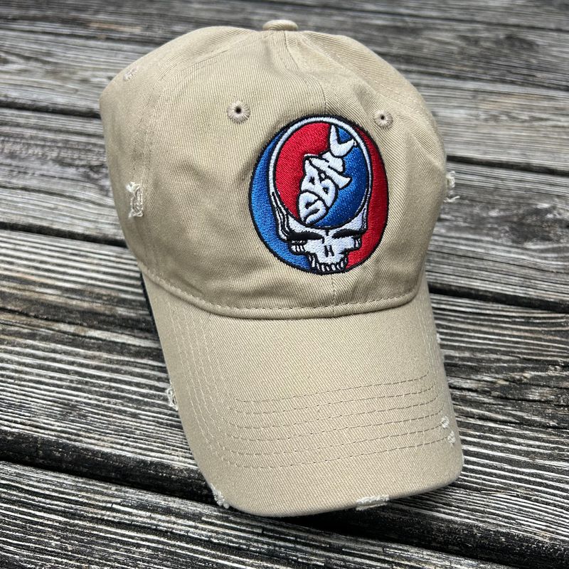CAP SBNC FISH GR8FUL SKULL VINTAGE (KHAKI)
