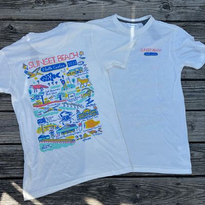 SUNSET DOODLES TEE