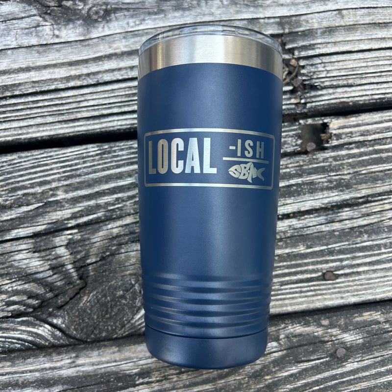 TUMBLER SBNC FISH LOCAL-ISH 20oz (NAVY)
