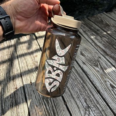 NALGENE WIDE-MOUTH SBNC FISH CAMO (MOCHA) NALGENE WIDE-MOUTH SBNC FISH CAMO (MOCHA)