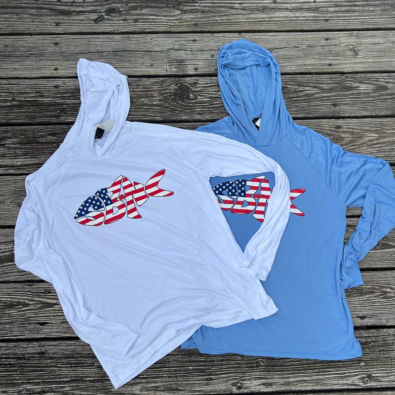 UPF SBNC FISH USA HOODIE