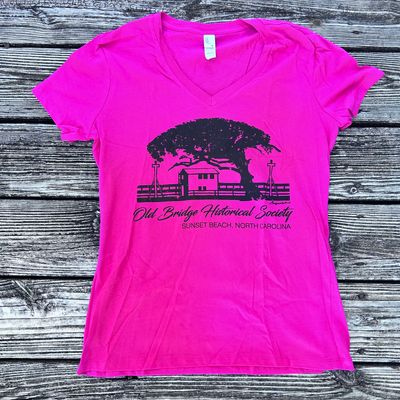 OBHS LOGO LADIES VNECK TEE OBHS LOGO LADIES VNECK TEE