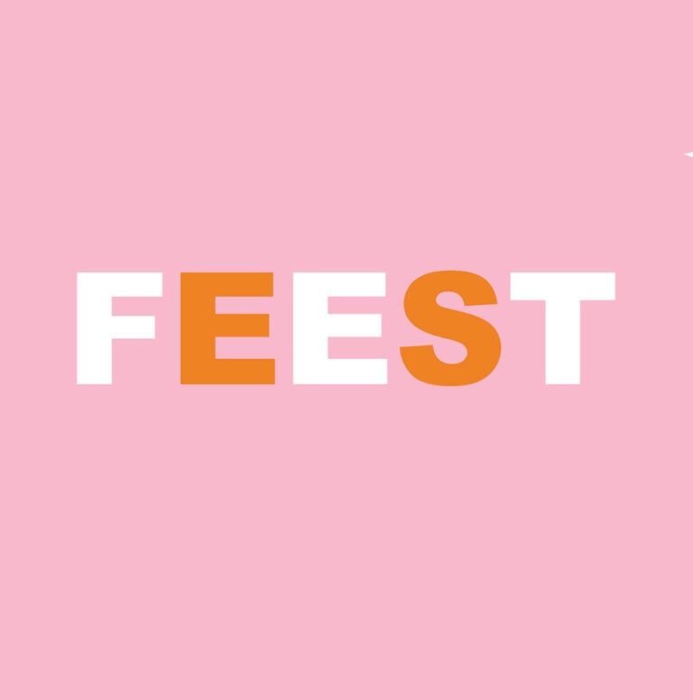 Forex tegeltje feest 10x10 cm