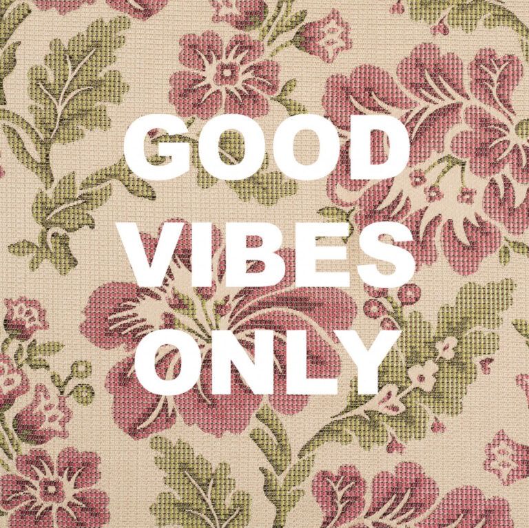 Forex tegeltje good vibes vintage 20x20cm