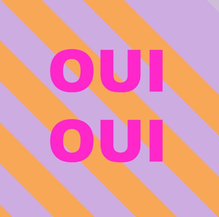 Forex tegeltje oui 10x10cm