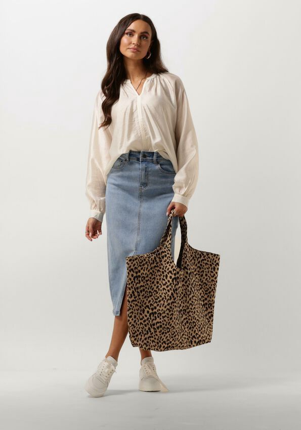 YASDOLMA HW MID DENIM SKIRT S.