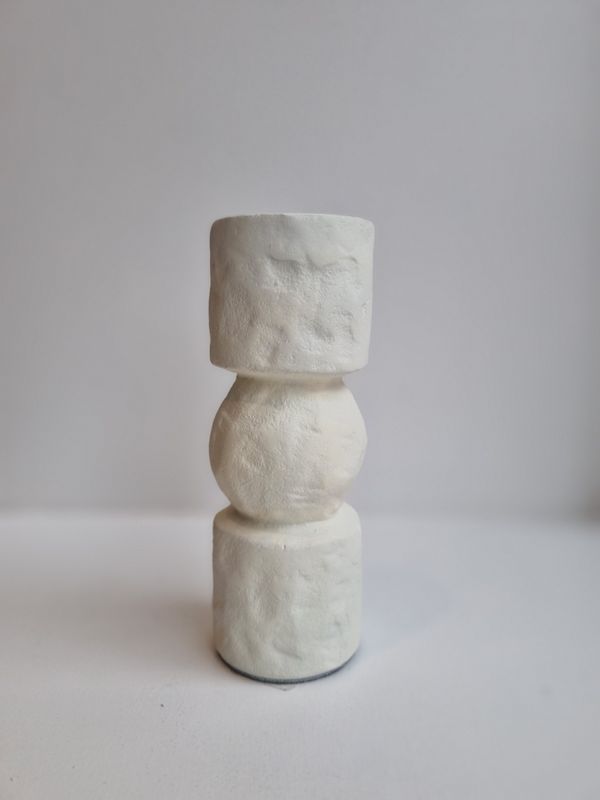 Kandelaar Ø6x15 cm AKTA crème