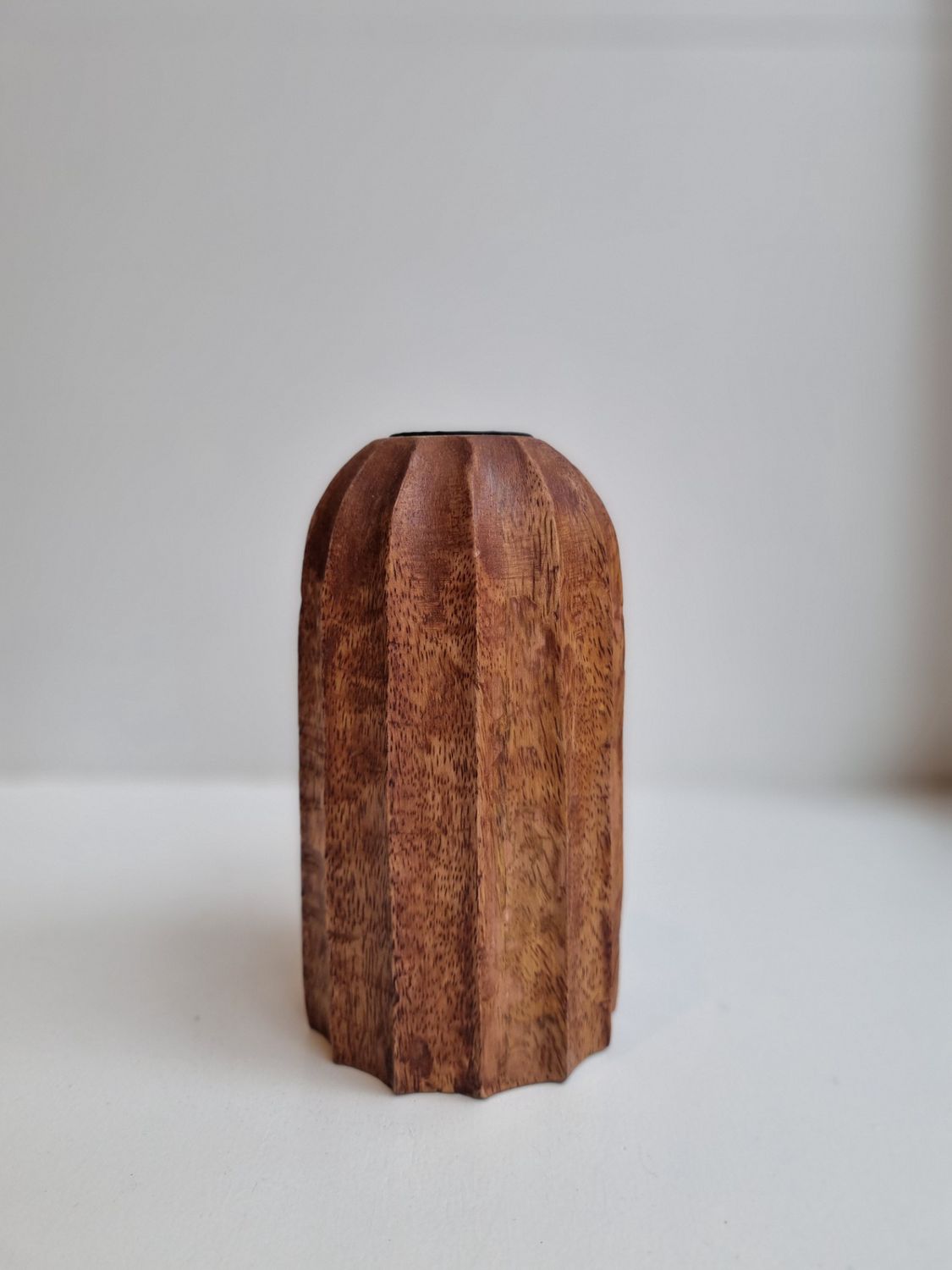 Kandelaar Ø7,5x13 OFIR hout roodbr