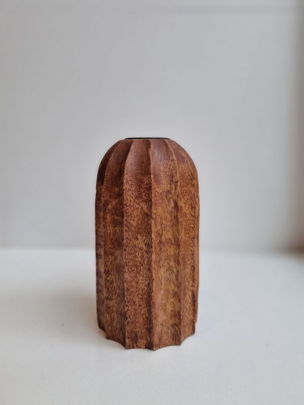 Kandelaar Ø7,5x13 OFIR hout roodbr