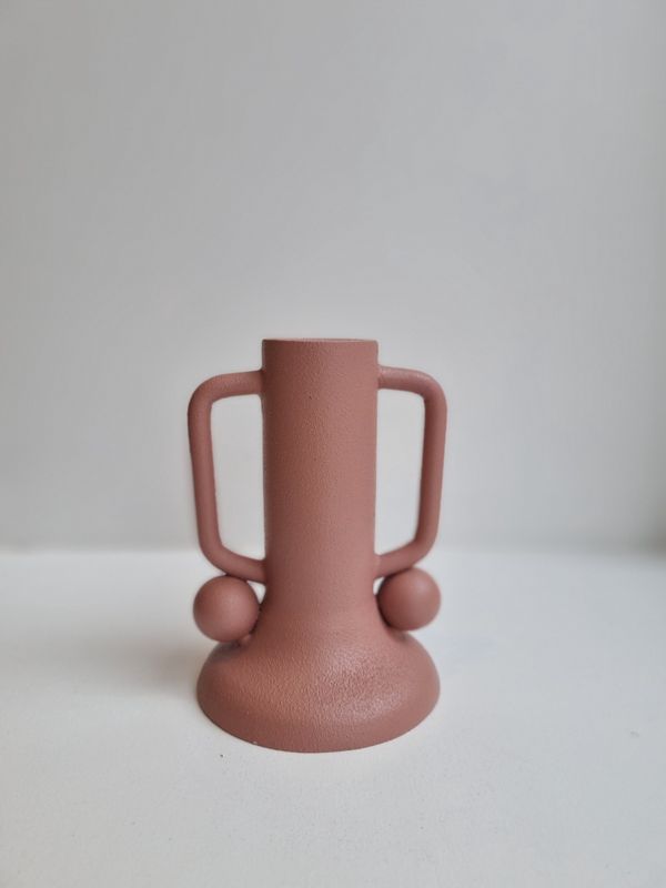 Kandelaar oud roze