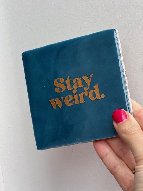 quote tegel ocean &quot;stay weird&quot;