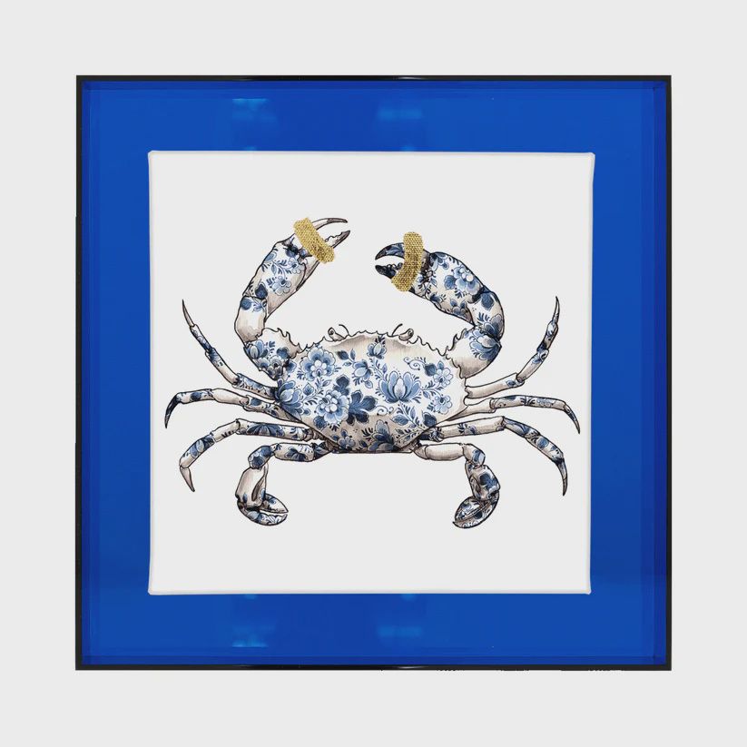 Holy Crab Wit (koningsblauw/goud)