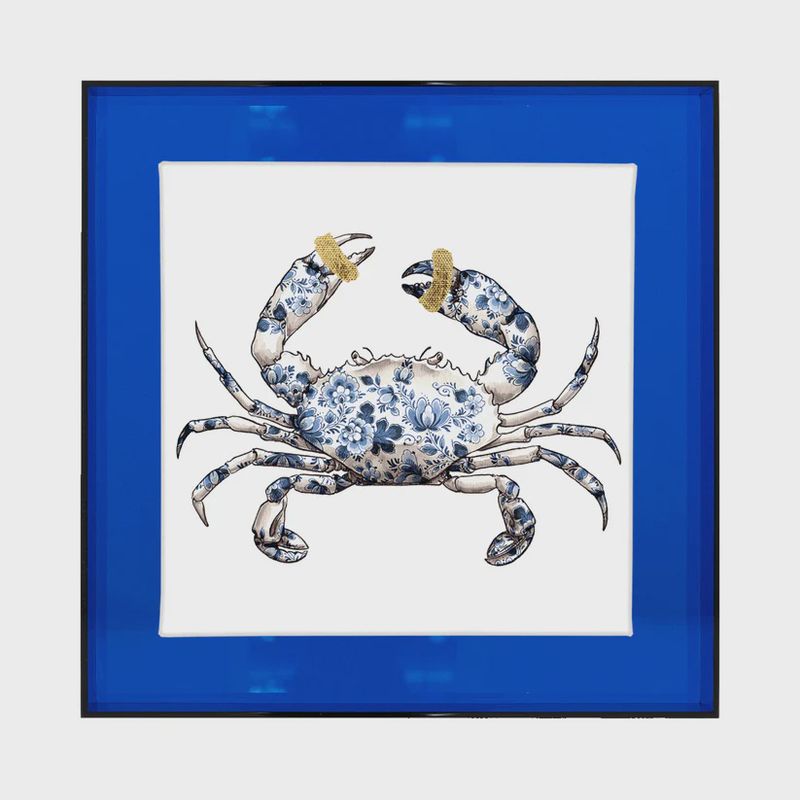 Holy Crab Wit (koningsblauw/goud)