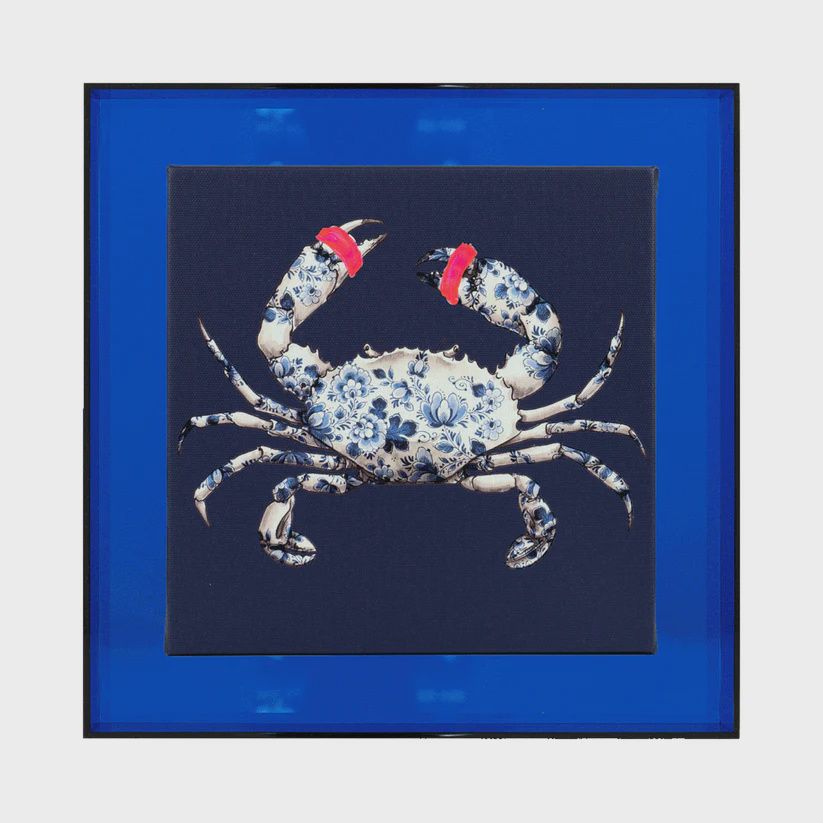 Holy Crab Blauw (koningsblauw/roze)