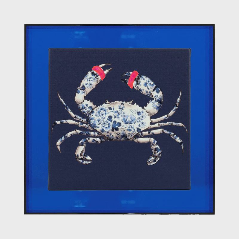 Holy Crab Blauw (koningsblauw/roze)