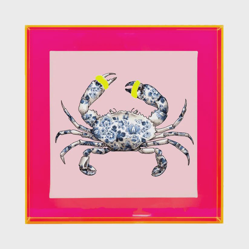 Holy Crab Roze (neon roze/geel)