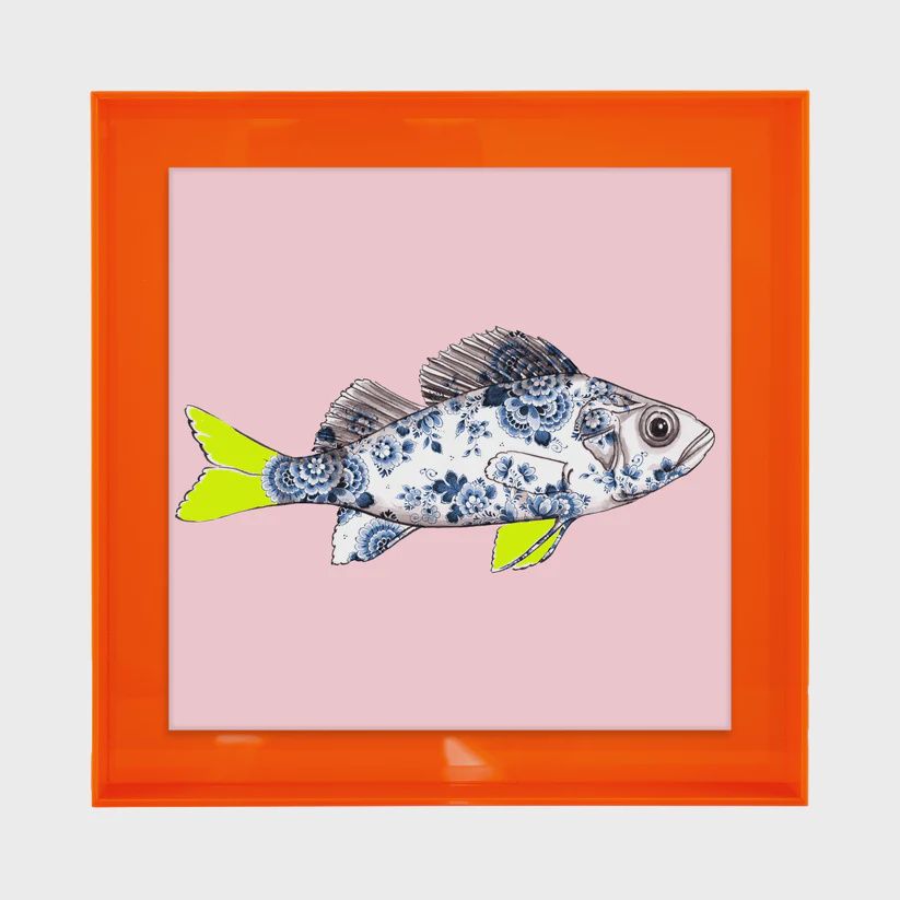 Funky Fish Baars Roze (warm oranje/geel)