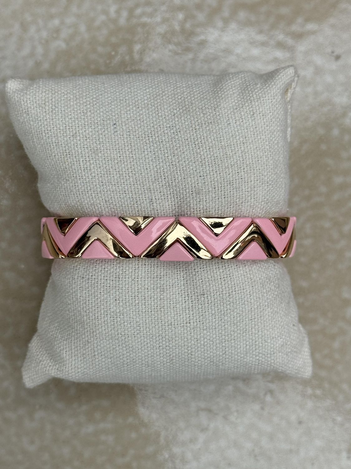 Armband lichtroze/goud 2