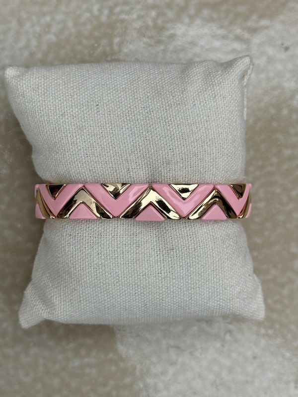 Armband lichtroze/goud 2