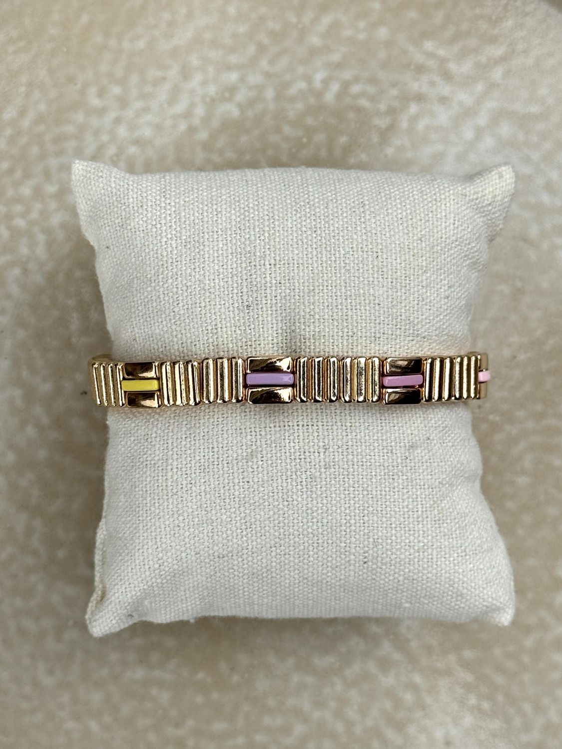 Armband goud multicolour verticaal horizontaal 6