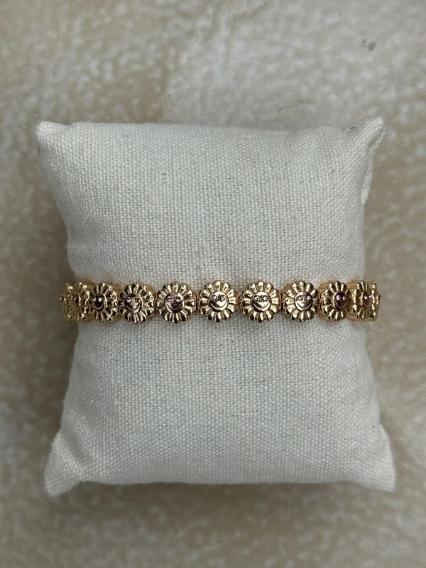 Armband zonnebloem happy 16