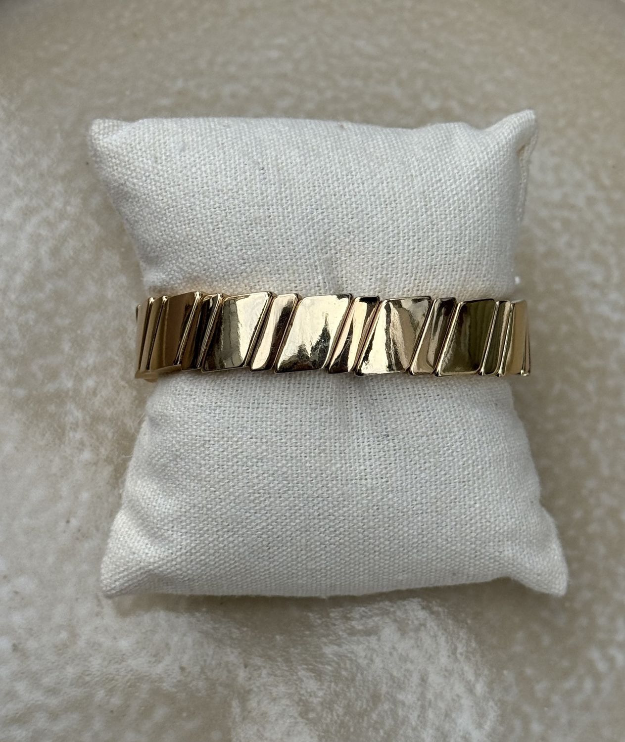 Armband goud breed 39
