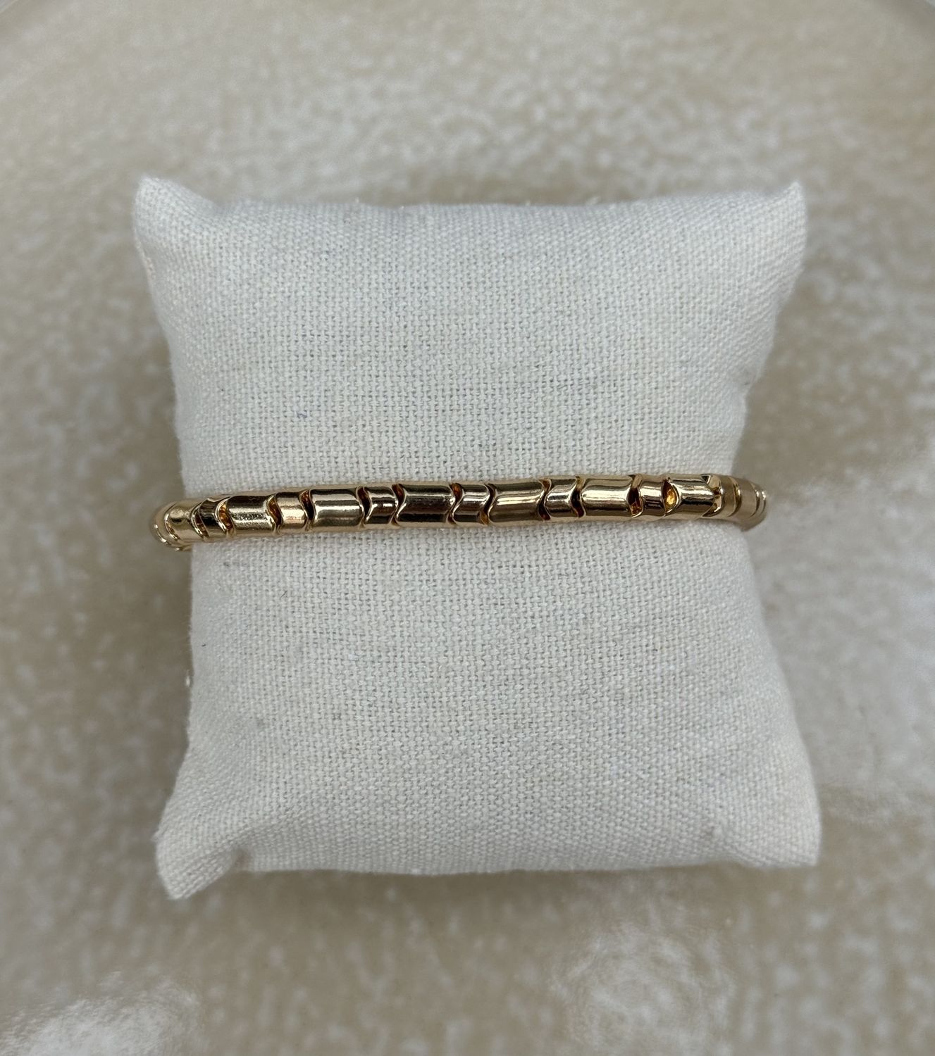 Armband emaille goud rond 62