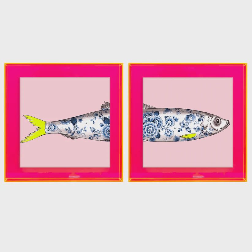 Funky Fish Haring roze( roze/neon geel)