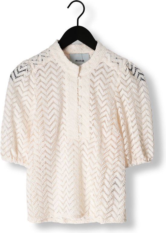 MSJeva Half Sleeve Blouse Light Birch