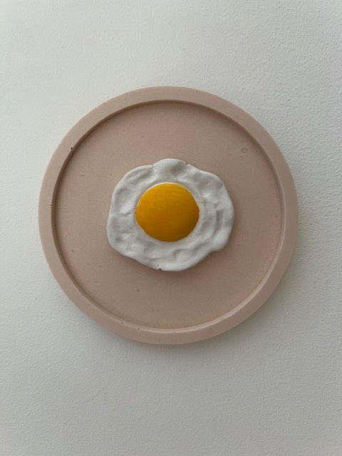 Wall candy medium gebakken ei zalm