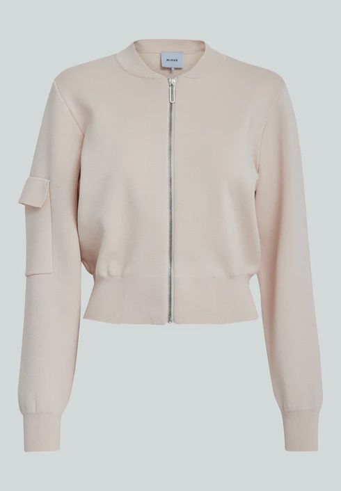 MSEkira Knit Cardigan Light Birch