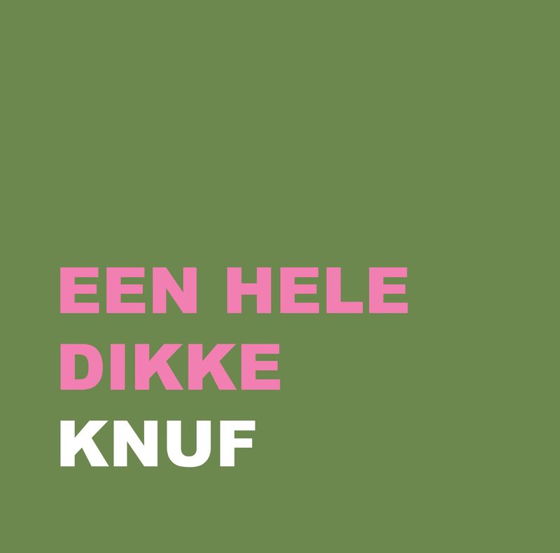 Forex tegeltje dikke knuf groen