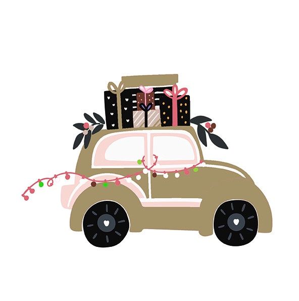 Forex tegeltje christmas car kaki
