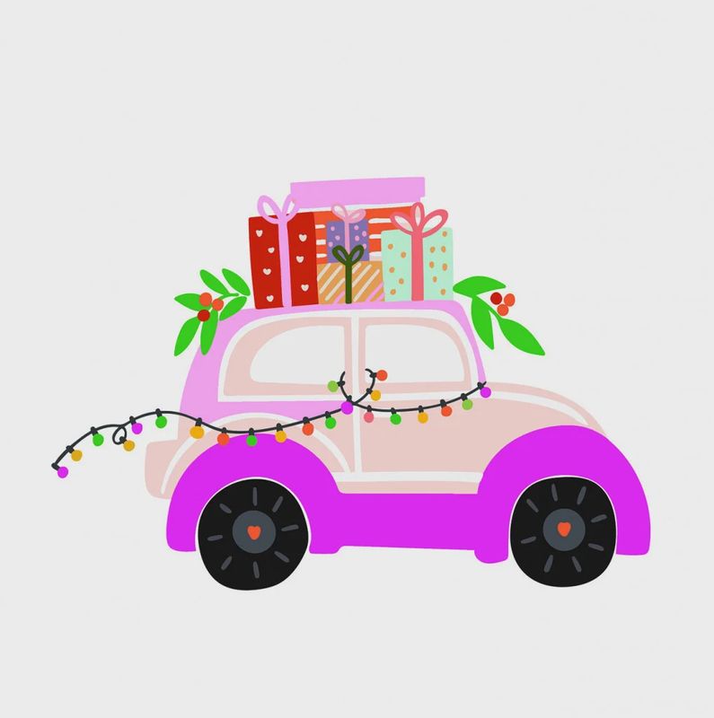 Forex tegeltje christmas car