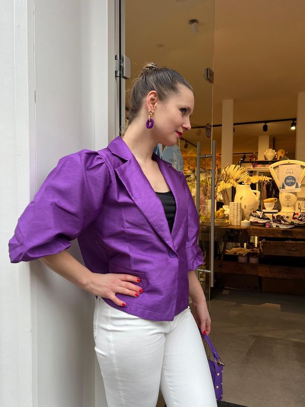 Blazer Rosie paars one size